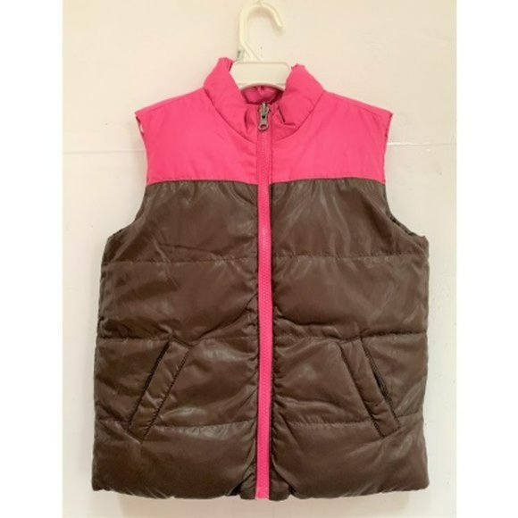 The Childrens Place Girl Reversible Puffer Vest - Picture 3 of 10
